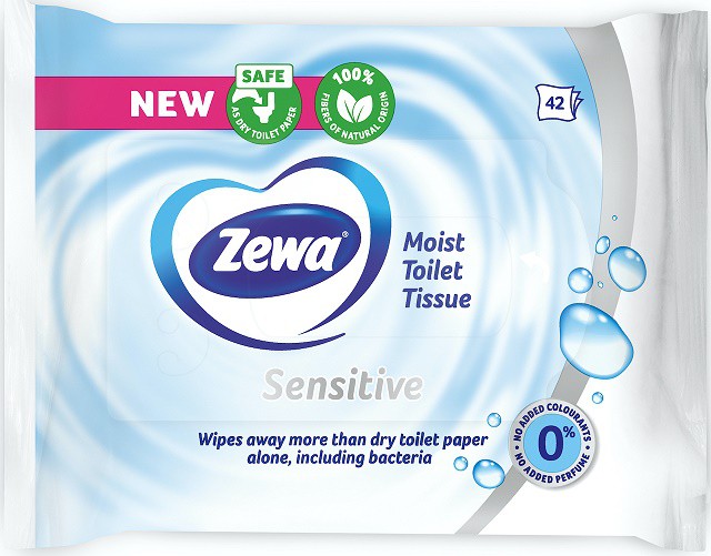 ZEWA vlhčený toaletní papír 42ks | Papírové a hygienické výrobky - Ostatní